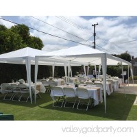 Quictent High-grade Gazebo Wedding Party Tent BBQ Pavilion Canopy with Side Walls (10'x30' white 8walls)   